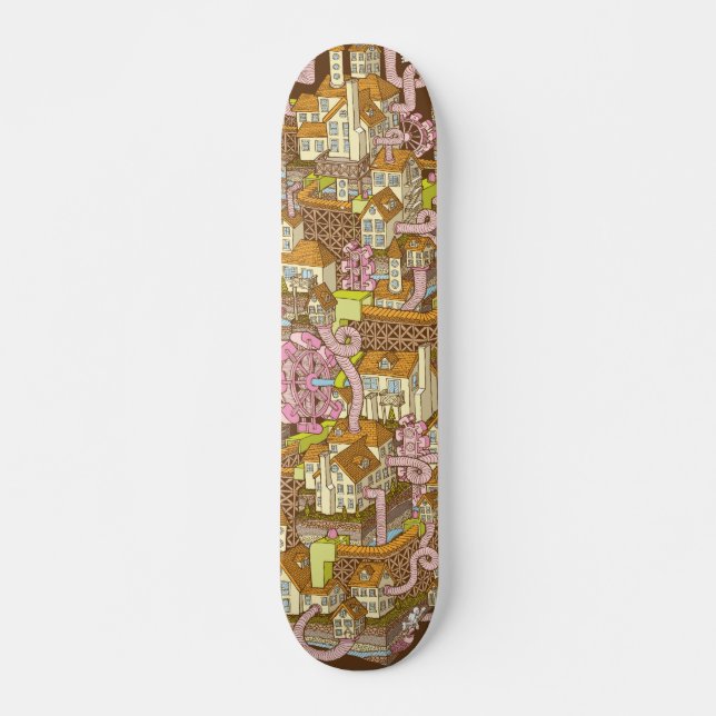 Skateboard bidonville (Devant)