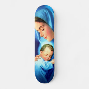 Skateboard Bienheureuse Vierge Marie avec Bébé Jésus