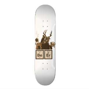 Skateboard Bière découverte par ours de chimie