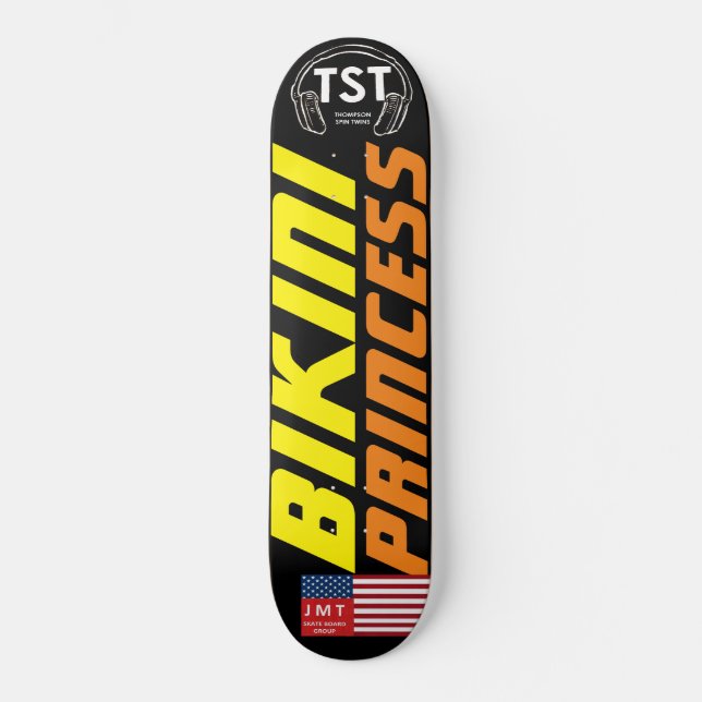 Skateboard BIKINI PRINCESS OFFICIEL Planche à roulettes (Recto)