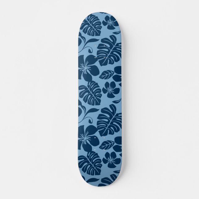 Skateboard BIKINI ROSE (BLEU x2) (Devant)