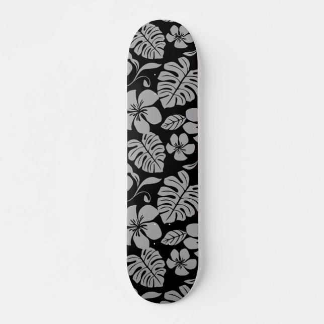 SKATEBOARD BIKINI ROSE (NOIR/GRIS) (Devant)