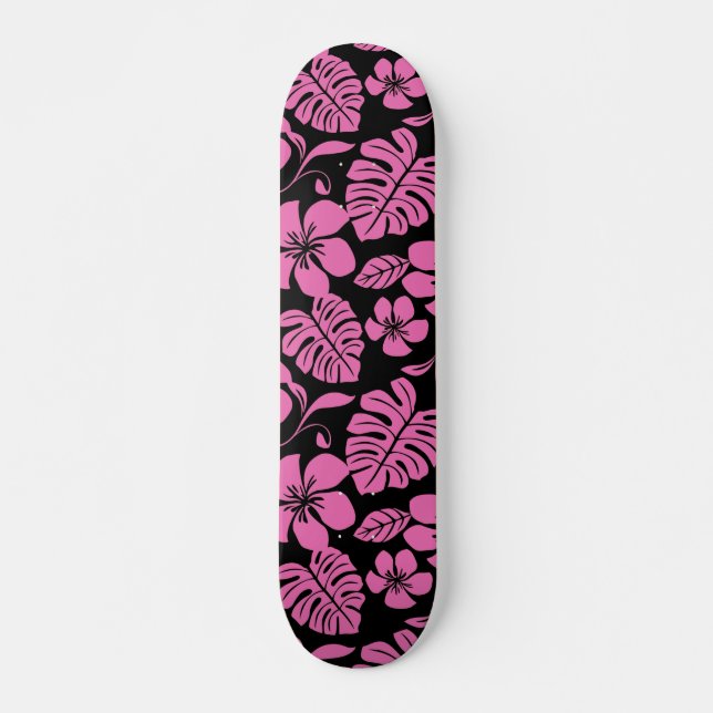 SKATEBOARD BIKINI ROSE (NOIR/ROSE) (Devant)