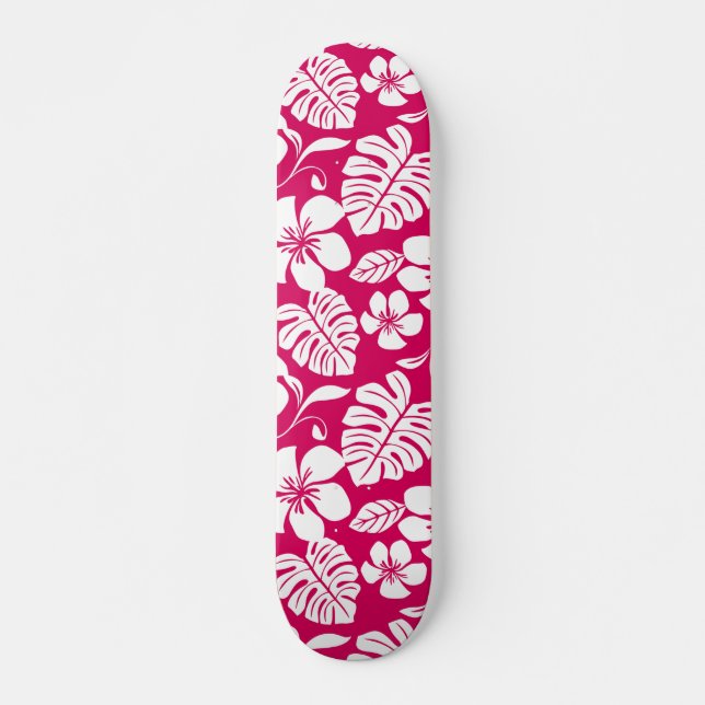SKATEBOARD BIKINI ROSE (ROUGE DE LA BAIE) (Devant)