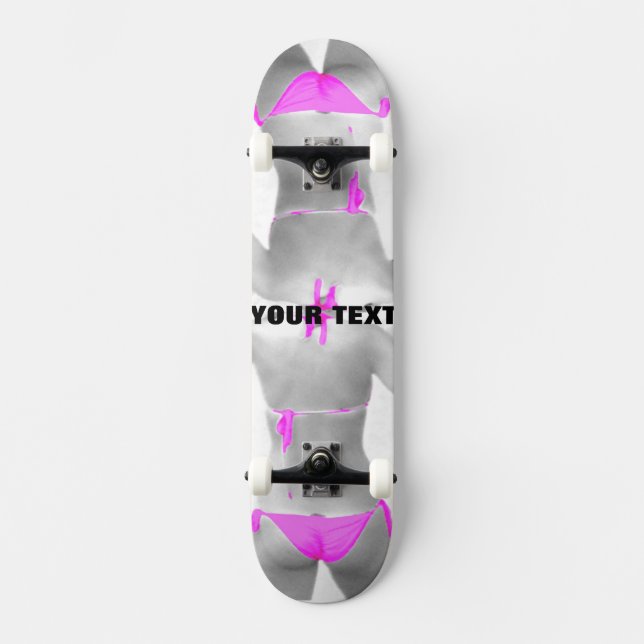 Skateboard ~Bikini~ SKATE DECK, CUSTOMISEZ-LE ! (Recto)