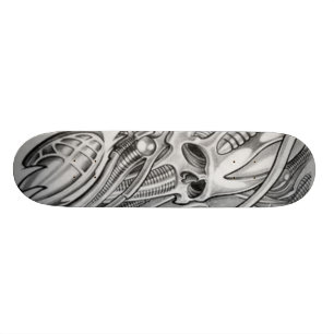 Skateboard bio TATOUAGE du crâne 2 RITON