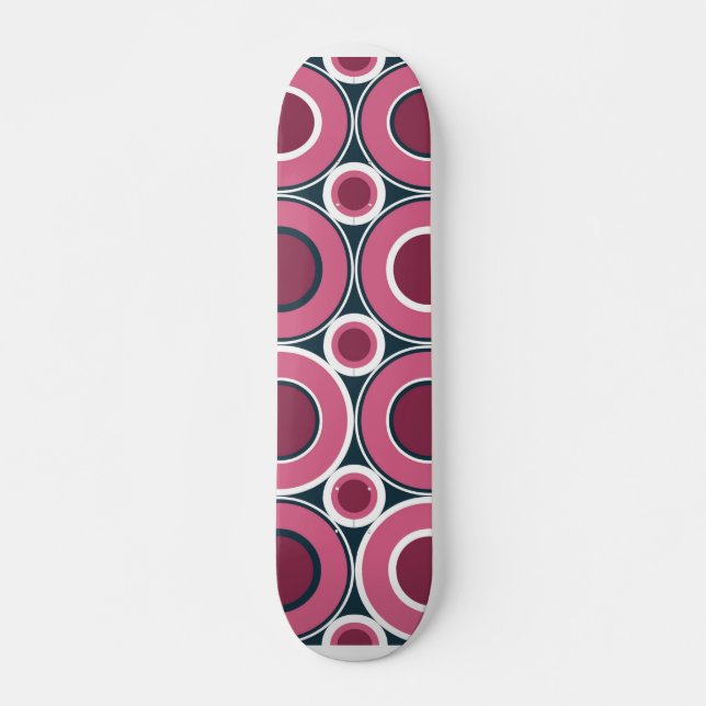 Skateboard Bitesize Donuts Magenta Avec Marine Blanche (Devant)