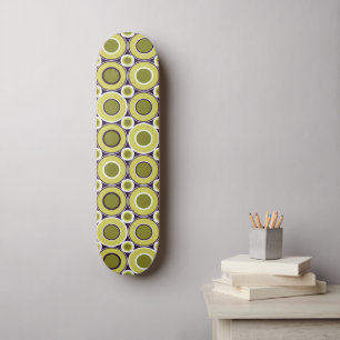 Skateboard Bitesize Olive Green Donuts Avec Blanc