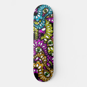 Skateboard Bizarre Eyeball drôle Wild Crazy fou fou fou graph