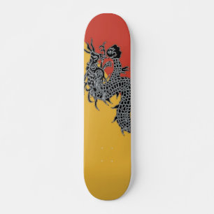 Skateboard Black Dragon