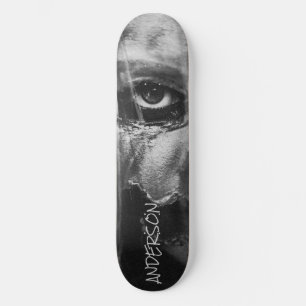 Skateboard Black Eye Crâne
