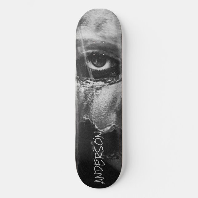 Skateboard Black Eye Crâne (Recto)