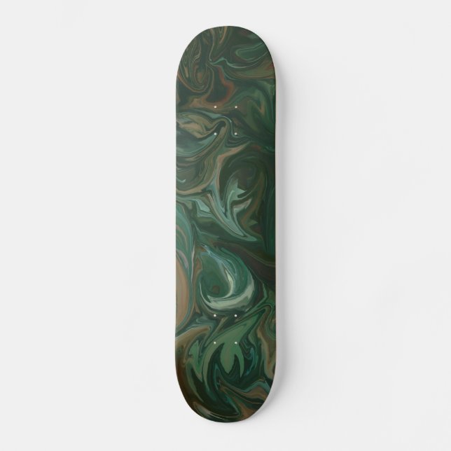 Skateboard Black Green (Recto)