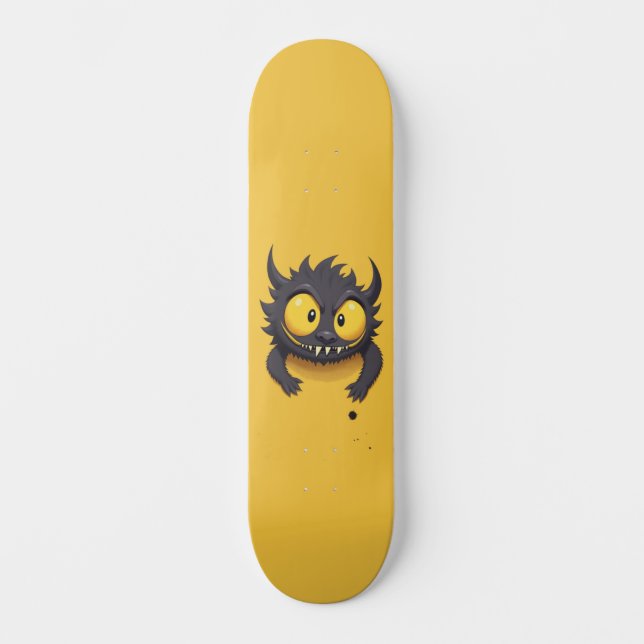 Skateboard black monster  (Recto)