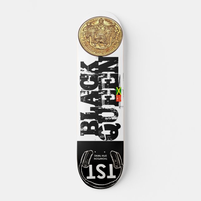 Skateboard BLACK QUEEN Planche à roulettes (Recto)