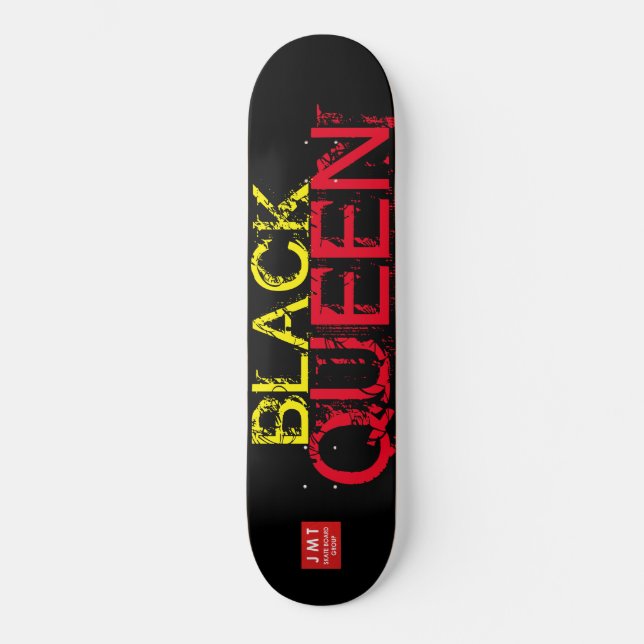 SKATEBOARD BLACK QUEEN SKATEBOARDS / JMT SKATEBOARDS (Recto)