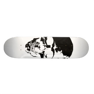 Skateboard Blanc de crâne