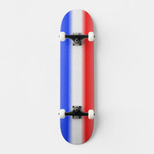 Skateboard Blancs rouges et bleus de l'American Flag