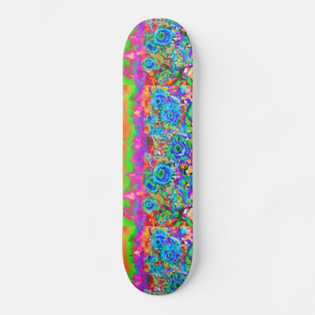 Skateboard Bleu (Recto)