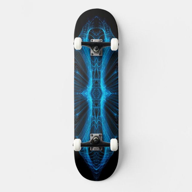 Skateboard bleu (Recto)