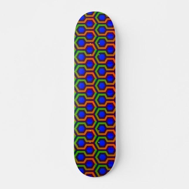 Skateboard Bleu brillant (Devant)