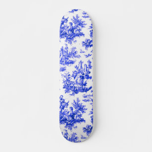 Skateboard Bleu de Jouy