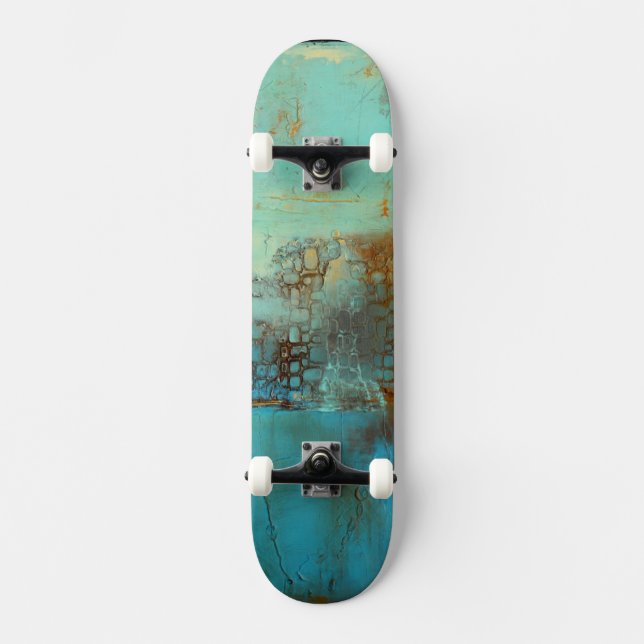 Skateboard Bleu deja (Recto)