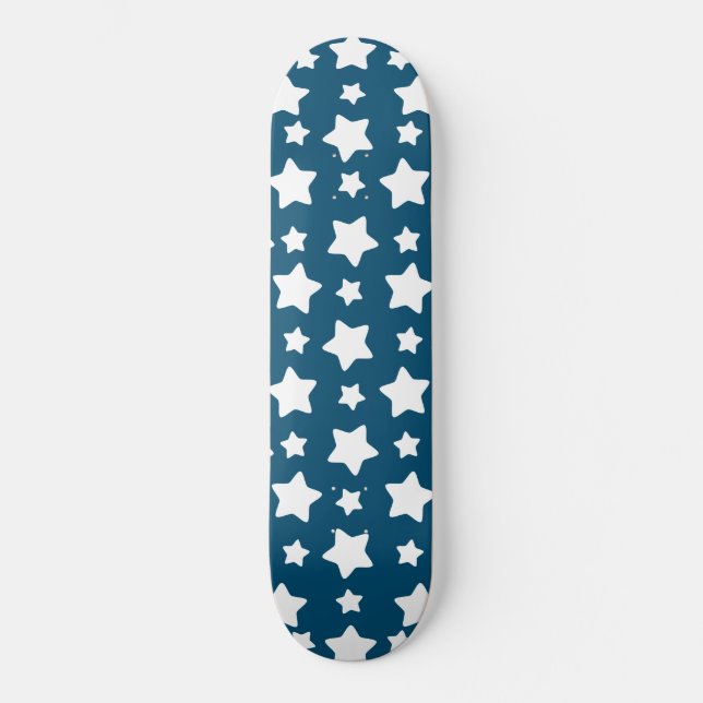Skateboard bleu étoilé (Recto)