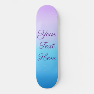 Skateboard Bleu Pastel Ombre Lavender