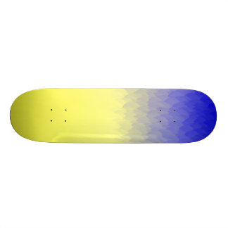 Skateboard Bleu pour jaunir la plate-forme de planche à