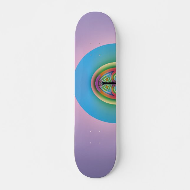 Skateboard Bleu Solitaire (Devant)