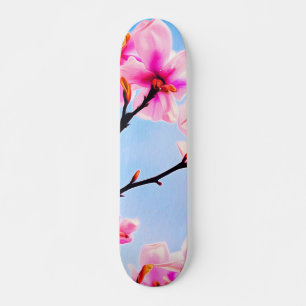 Skateboard Blossoms Printemps