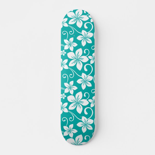 SKATEBOARD BLUE HAWAII (TURQUOISE) (Devant)