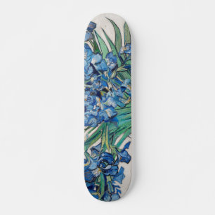 Skateboard Blue Irises par Vincent Van Gogh Art