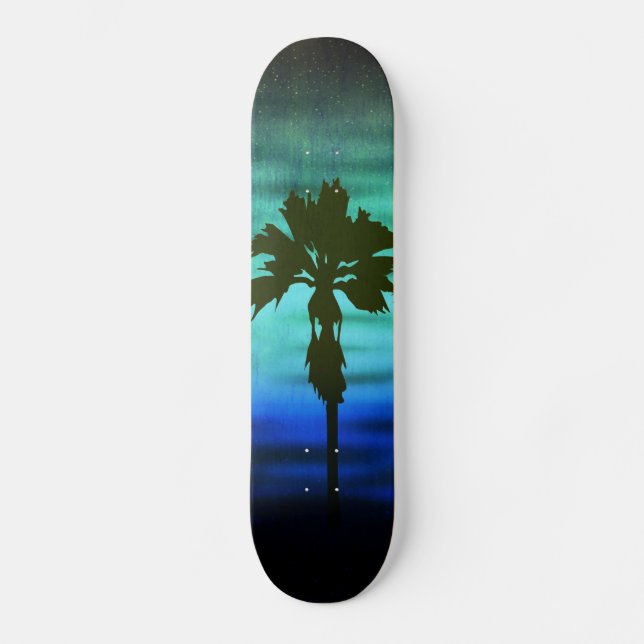 Skateboard Blue Palm (Recto)