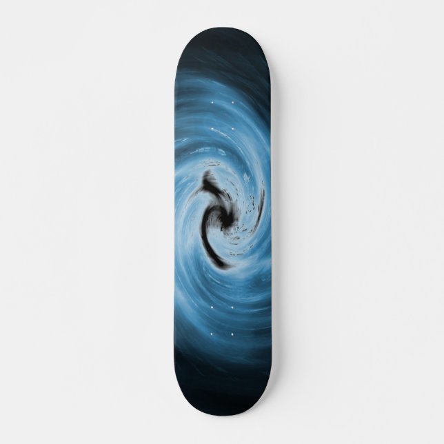 Skateboard Blue Swirl (Devant)