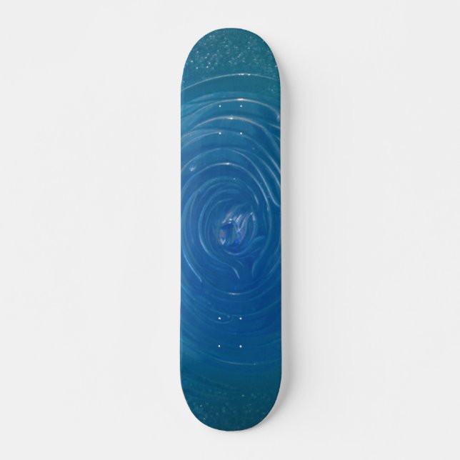 Skateboard Blue Swirl (Devant)