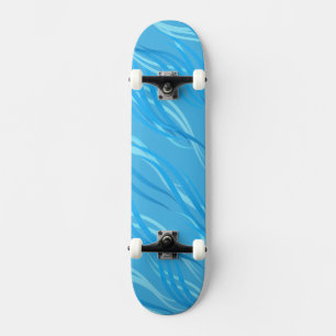 Skateboard Blue Waves Skateboard