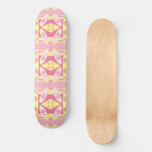 Skateboard Bohème Chintz 24 Bubblegum rose jaune orange