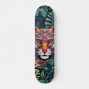 Skateboard Boho Jungle Panther Skate