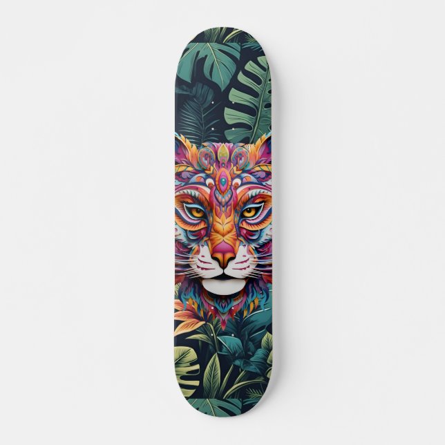 Skateboard Boho Jungle Panther Skate (Devant)