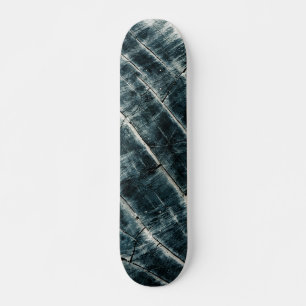 Skateboard Bois peint en bleu