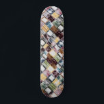 Skateboard Bois rustique Motif moderne coloré<br><div class="desc">Ce design rustique et moderne comprend un motif de blocs de bois colorés #grunge #rustic #mossaic #carrelé #textured #motif #masculine #feminine #girly #styly #chic #custompresents #sports #outdoor #skate #skateboard #skateboard #fun #cool #custom #christmas #anniversaire #giftsforher</div>