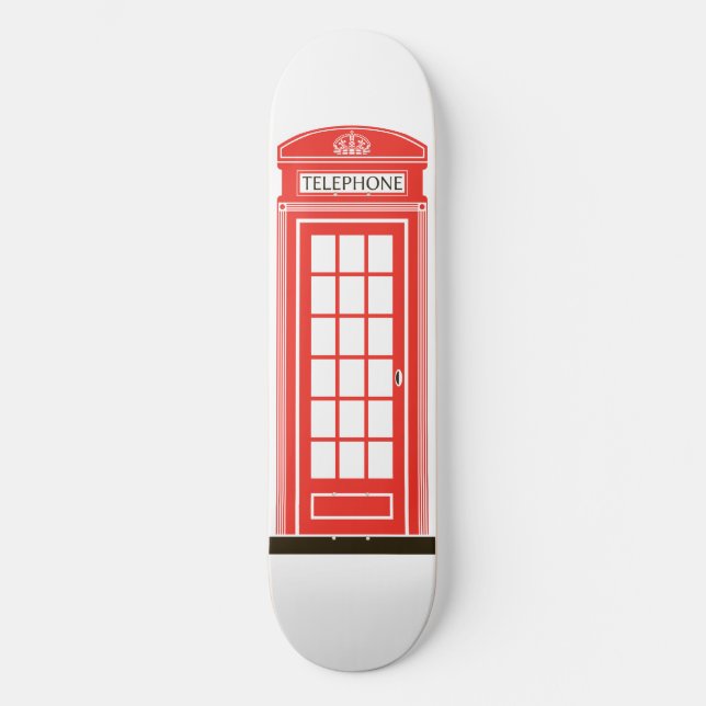 Skateboard Boîte téléphonique de Londres (Recto)