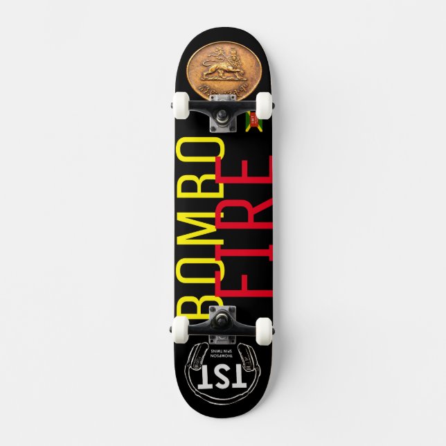 Skateboard BOMBO FIRE Planche à roulettes (Recto)