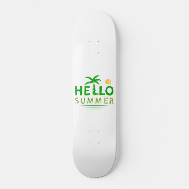 Skateboard Bonjour été (Recto)