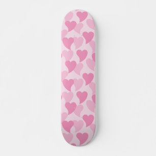 Skateboard Bons Coeurs Motif sans couture