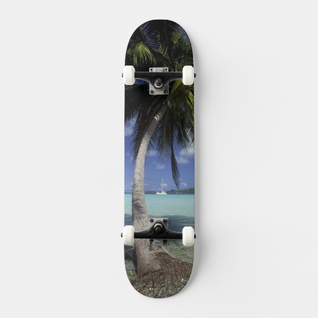 Skateboard Bora Bora, Polynésie française Mt Otemanu vu (Recto)