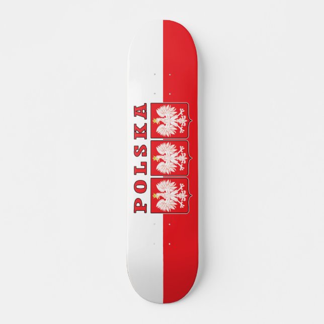 Skateboard Boucliers de l'aigle Polska (Devant)