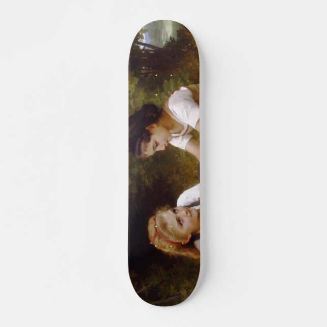 Skateboard Bouguereau's 1882 Les noisettes rassemblent Les no (Devant)